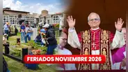 Feriados y días no laborables de noviembre 2026 en Perú: calendario oficial de fechas decretadas por el Gobierno junto a la visita del papa Leon XIV