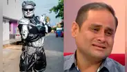 Robotín rompe en llanto desde Estados Unidos y cuenta cómo se gana la vida lejos del Perú: “Papito se está esforzando”