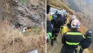 Rescatan con vida a estudiante de San Marcos que cayó a quebrada durante excursión en Huarochirí
