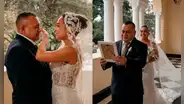 Tony Rosado se conmueve al ver a su hija vestida de novia y protagonizan tierno momento: “Te amo, papito”