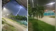 Tumbes: lluvias intensas acompañadas de tormenta eléctrica inundan calles y viviendas