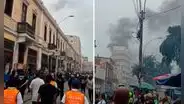 Reportan incendio cerca al Barrio Chino en Cercado de Lima: emergencia moviliza al menos 4 unidades de bomberos