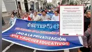 Ministerio de Educación amenaza con sanciones y recorte de sueldo a maestros que acaten paro del Sutep este jueves