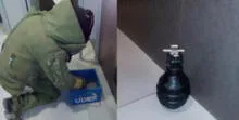 Encuentran granada de guerra en baño de aeropuerto en Arequipa [VIDEO]