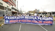 Federación Médica Peruana anuncia paro nacional de 48 horas para exigir cumplimiento de sus demandas