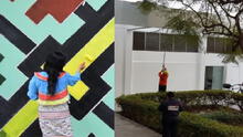 Denuncian que borraron mural shipibo-konibo que pintó comunidad de Cantagallo