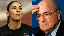 Hope Solo acusa a Joseph Blatter por acoso sexual
