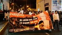 Arequipa se pone de pie en apoyo a Domingo Pérez y Concepción Carhuancho [VIDEO]