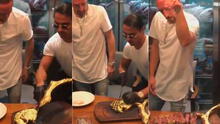 Franck Ribéry es criticado en Francia por comer filete bañado en oro [VIDEO]