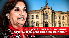 ¿Cuál será el nombre oficial del año 2023 en el Perú?