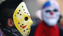 Chilenos salen a protestar con máscaras por Halloween [FOTOS] 