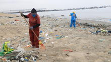 Chimbote: retiran cinco toneladas de desechos en playa La Caleta
