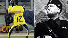 Delantero del Celtic celebra su gol ante Lazio imitando la posición en que murió Mussolini [VIDEO]
