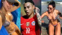 Eduardo Vargas: bella pareja del futbolista gritará goles de Chile ante Perú