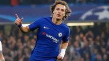 Chelsea vs. Roma: David Luiz anota golazo para el 1-0 de los 'blues' en Champions League [VIDEO]