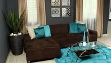 ¿Con qué colores puedo decorar si tengo muebles marrones?