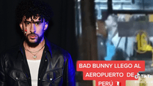 ¡Bad Bunny ya está en Lima!: cantante es captado en el aeropuerto con curiosa reacción