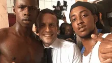 Francia: Macron es criticado por foto junto a joven que realiza gesto obsceno