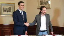 Pedro Sánchez y Pablo Iglesias logran acuerdo para formar Gobierno de coalición en España