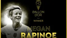Megan Rapinoe ganó el Balón de Oro 2019 a la mejor jugadora [FOTOS]