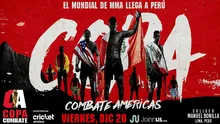 Combate Américas: Todo lo que debes saber del próximo evento en Lima