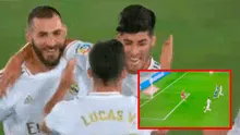 El VAR valida el gol de Marco Asensio para el 2-0 del Real Madrid [VIDEO]