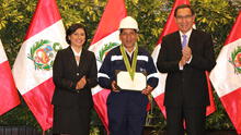 Condecoran con la Orden del Trabajo a minero que participó en Operación Chavín de Huántar