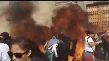Fotógrafa de diario mexicano fue agredida con bomba molotov en el Día de la Mujer [VIDEO]