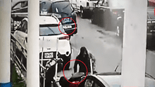 Delincuente roba motor de motocicleta a pocos metros de comisaría [VIDEO]