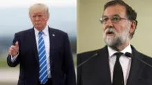 Trump le ofreció ayuda a Rajoy tras atentado de Barcelona