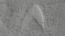 La NASA capta logotipo de Star Trek en montículo de Marte [VIDEO]