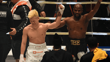  El desconsolado llanto de Nasukawa tras perder con Floyd Mayweather [VIDEO]