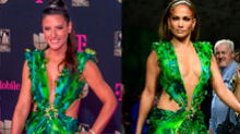María Pía Copello saca cara por el vestido de Jennifer Lopez que usó en los Premios Lo Nuestro