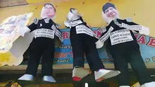 Muñecos de Chihuán y García son los más comprados en Arequipa por Año Nuevo [VIDEO]
