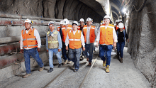 Gobernador verificó avance de trabajos de limpieza en túnel de proyecto Alto Piura