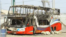 Incendio en Fiori: Bus de la empresa Sajy era adaptado [VIDEO]