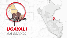 Sismo de magnitud 4.4 se registró en Pucallpa, según IGP