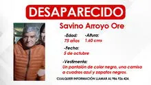 Lurín: buscan a hombre de 75 años que lleva desaparecido cuatro días