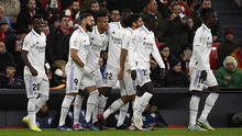 Real Madrid derrotó 2-0 al Athletic Club y se mantiene segundo de LaLiga Santander