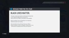 FIFA 20: EA Sports publica un mensaje que apoya la lucha contra el racismo [FOTOS]