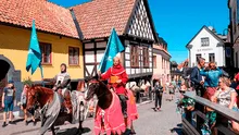 Suecia contrata ‘caballeros medievales’ para recordar el distanciamiento a los habitantes 
