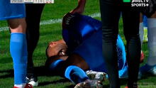 Aldair Fuentes salió lesionado del hombro en su debut con el Fuenlabrada en LaLiga SmartBank [VIDEO]