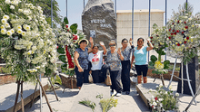 Apristas dieron el último adiós a Alan García en cementerio de Trujillo