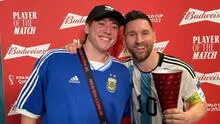 Paulo Londra emocionado por entregarle premio a Lionel Messi: “No lo puedo creer”