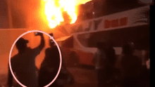 Incendio en Fiori: difunden nuevo video que muestra cómo se intentó rescatar a los pasajeros del bus