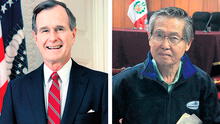 Bush a Alberto Fujimori: “Le urjo volver a la democracia”