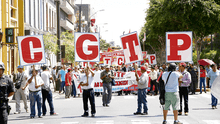 CGTP marcha en contra de la reforma laboral