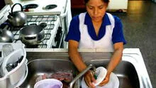 Ministerio de Trabajo fijará sueldo mínimo para trabajadoras del hogar