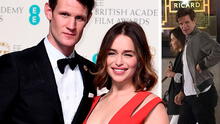 Emilia Clarke y Matt Smith: actores de Game of Thrones y The Crown son captados en cita romántica