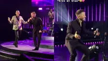 Noel Schajris sorprende al cantar “Eres mi bien” con Christian Yaipén en concierto del Grupo 5